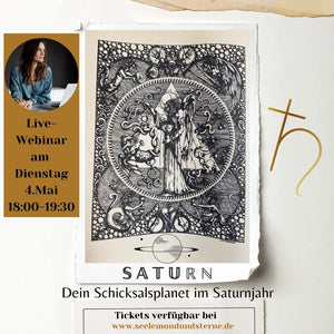 Webinar: Saturn, dein Schicksalsplanet 4.05.21 - Innerwisdom-Shop, Tanja Brock 