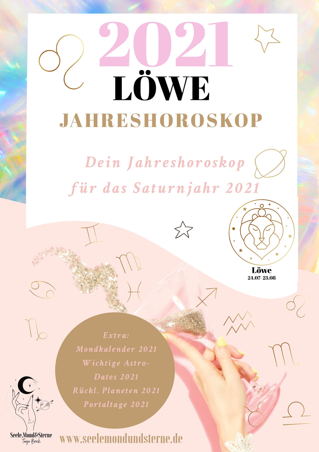 Löwe Jahreshoroskop 2021 - Innerwisdom-Shop, Tanja Brock 
