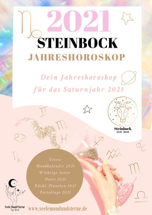 Steinbock Jahreshoroskop 2021 - Innerwisdom-Shop, Tanja Brock 