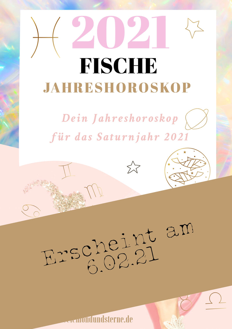 Fische Jahreshoroskop 2021 - Innerwisdom-Shop, Tanja Brock 
